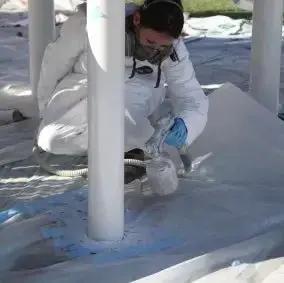 Leakproof Plastic Painter Drop Cloths 1