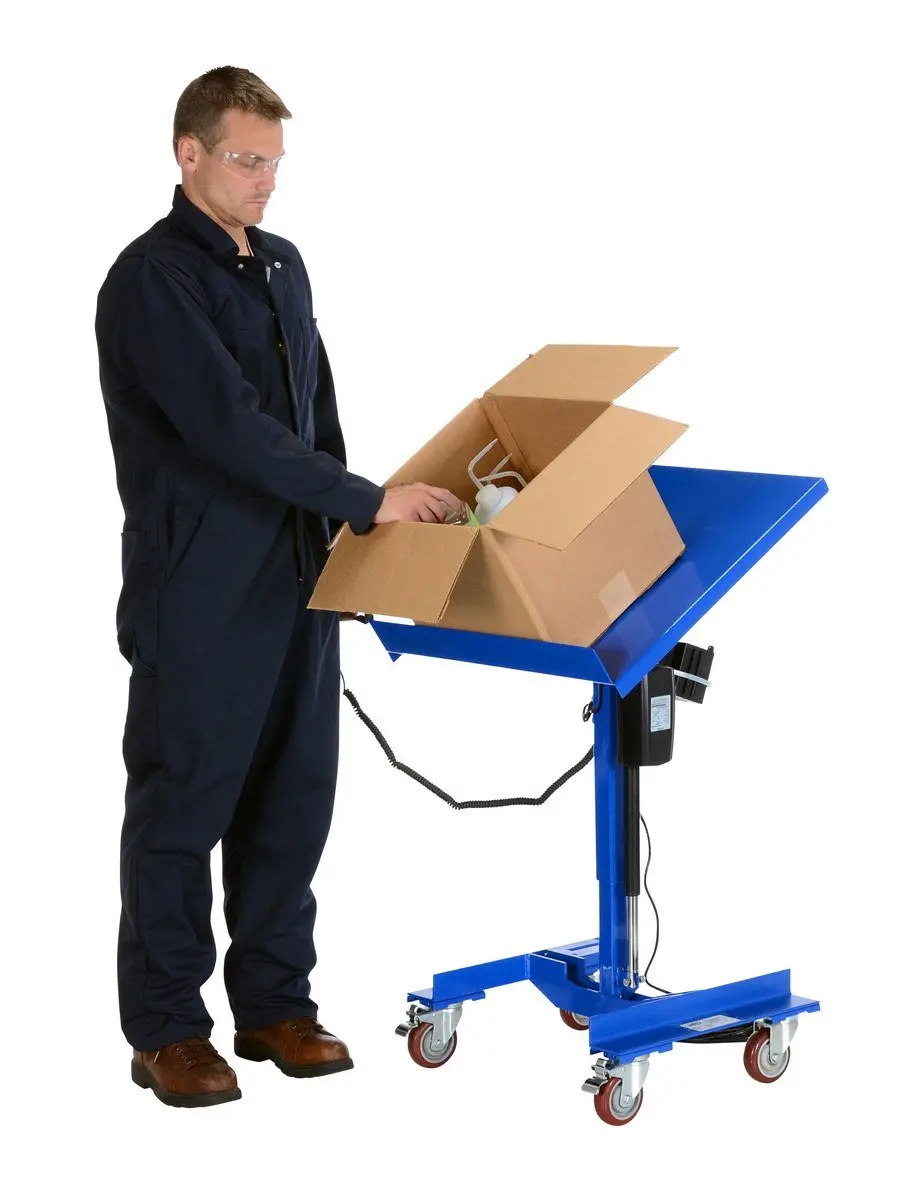 Linear Actuated Mobile Tilting Work Table 1