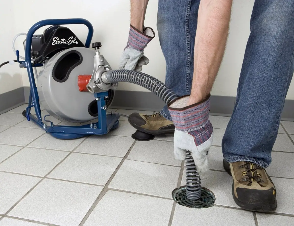 Model E Auto Feed Drain Cleaning Machine 1