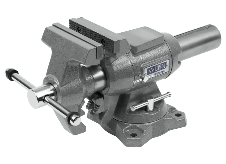 Multi-Purpose Bench Vise, 4-1/2" Jaw Width", 360° Rotating Head & Base 1