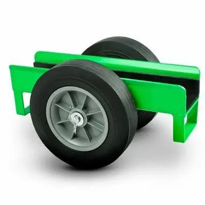 Steel Dolly W/ 10" Duraflex Cushion Rubber Caster 1