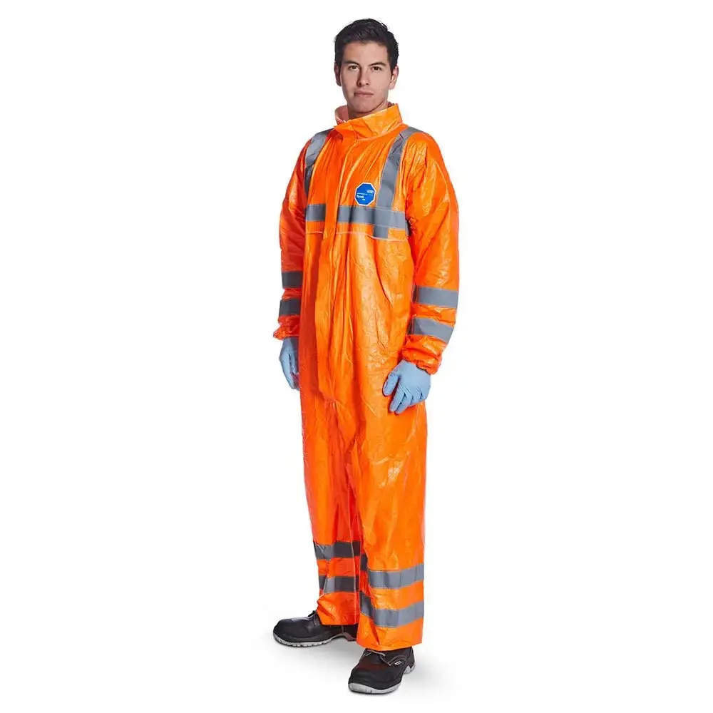 Orange Dupont™ Tyvek® 500 High Visibility Coveralls - 25 Per Order 1