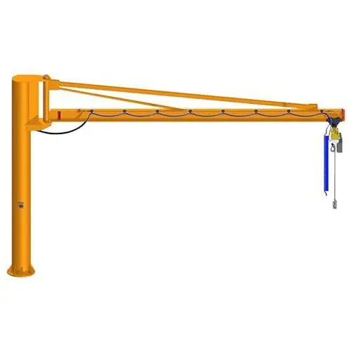 Over Braced Jib Crane - Column Mounted 1