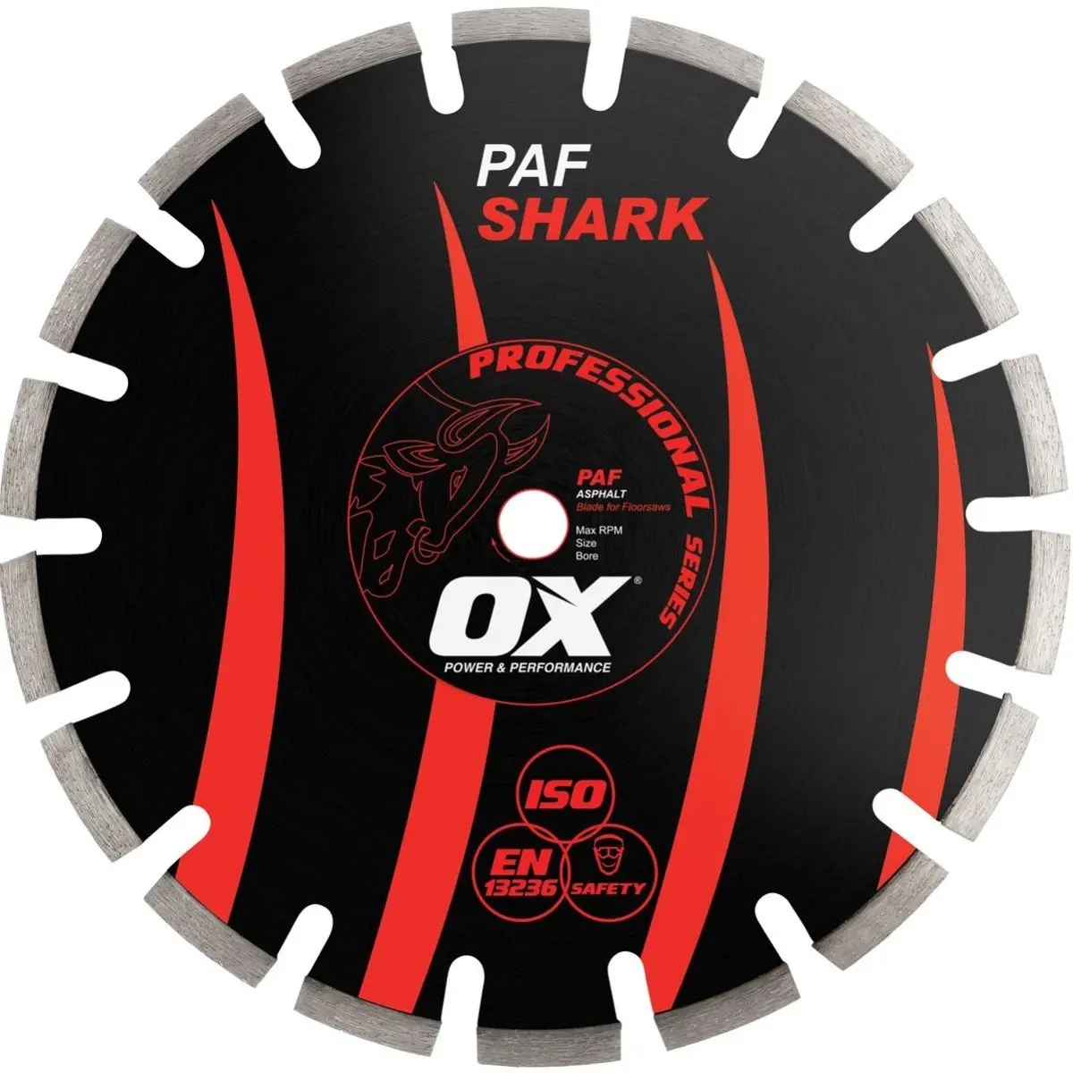 Ox Pro Asphalt Walk Behind Saw Diamond Blade 1