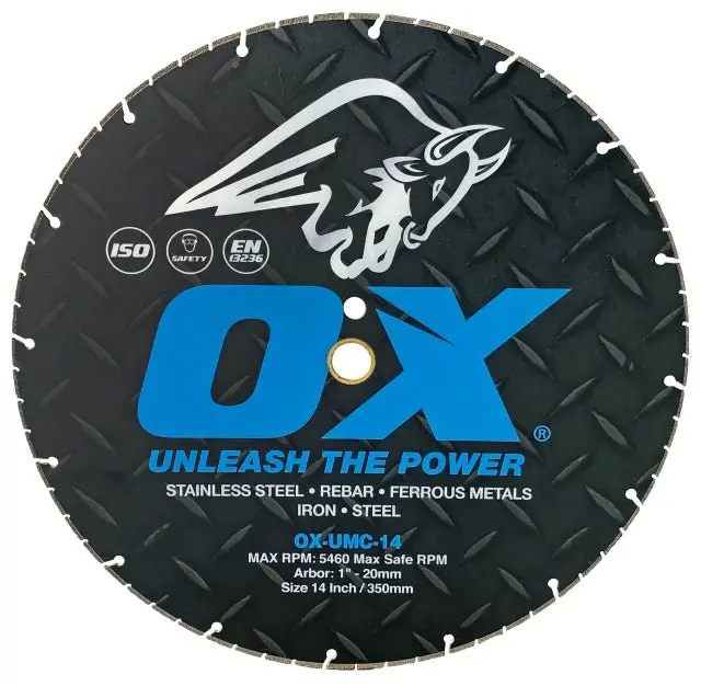 Ox Ultimate Metal Cutting Vacuum Brazed Diamond Blade 1