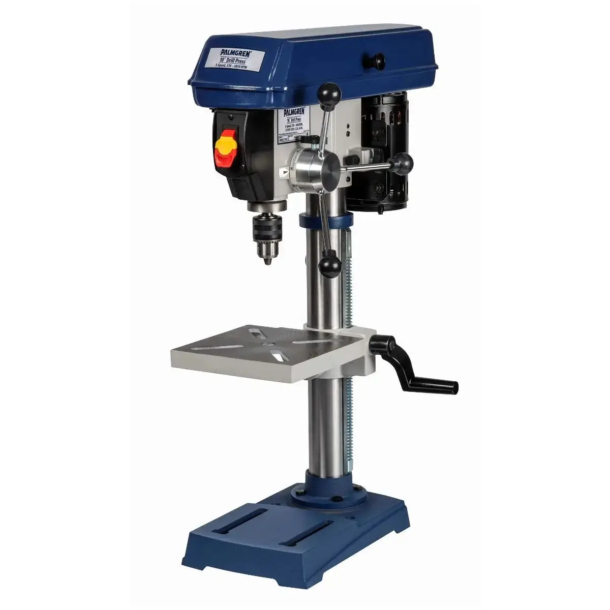 10" 5-Speed Benchtop Step Pulley Drill Press 1