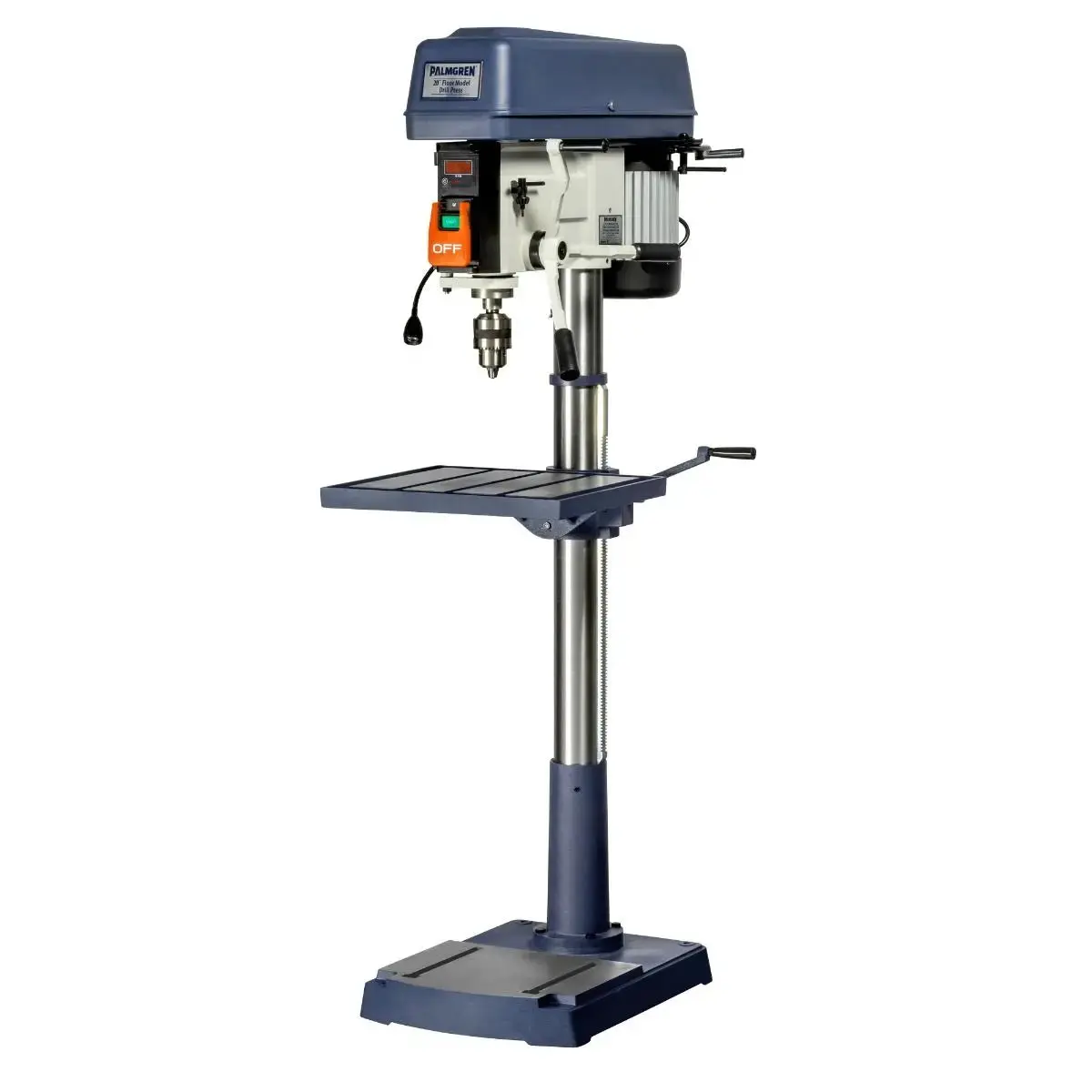 20" 16-Speed Floor Step Pulley Drill Press (120/240V 1 Phase) 1