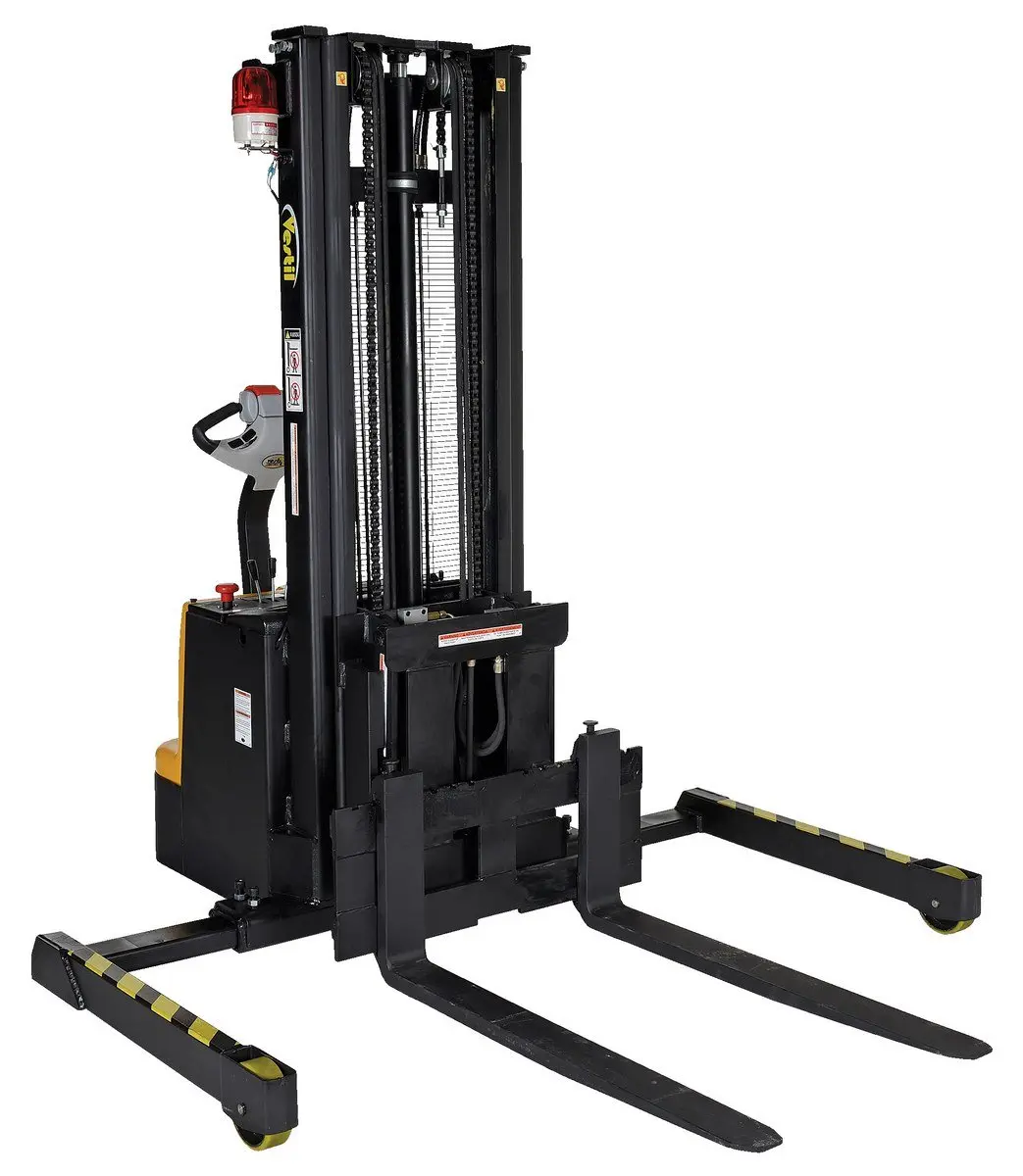 Powered Stacker With Power Drive, Power Lift, & Power Fork Reach 1