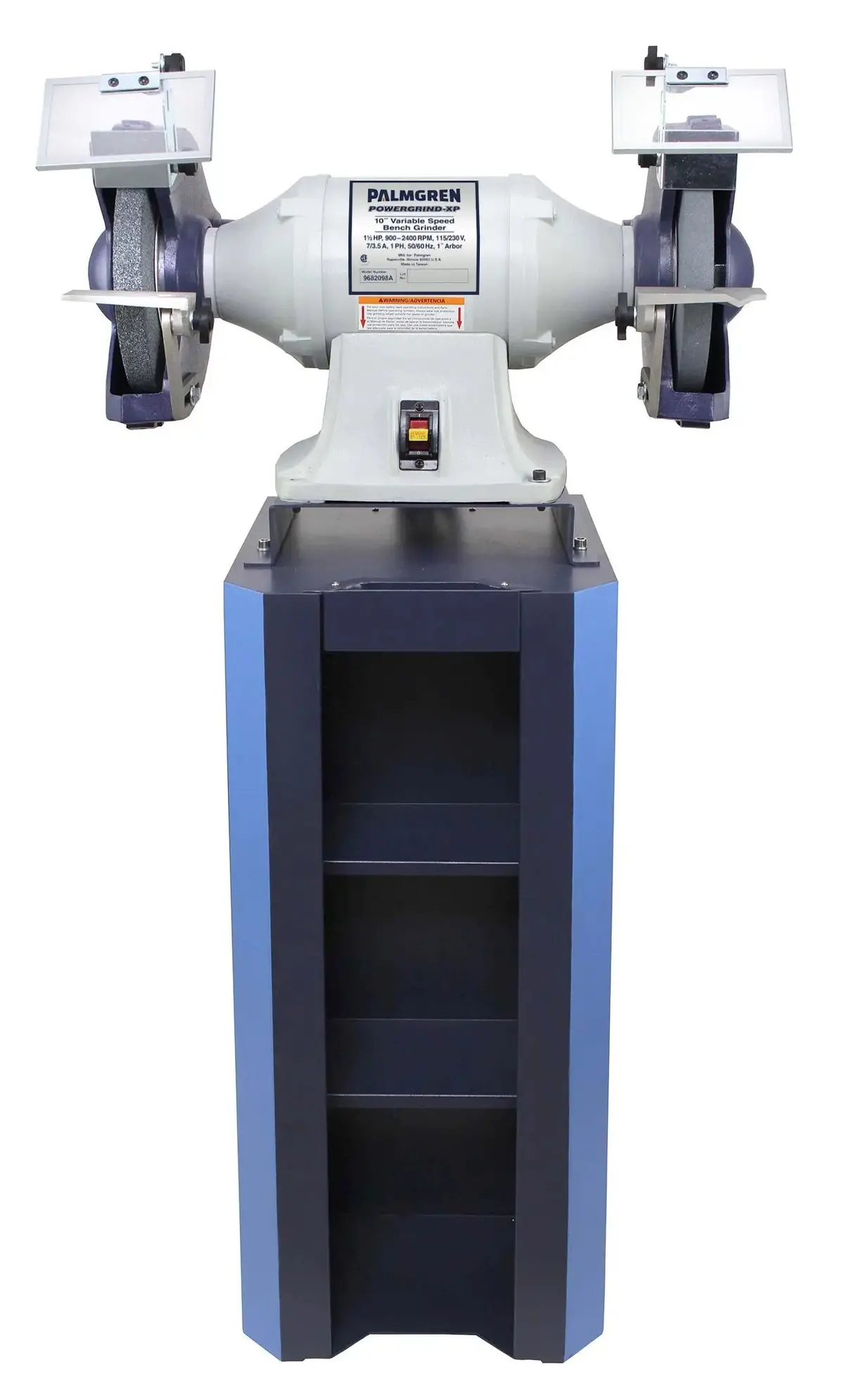 10" Vs Bench Grinder & Dust Collector Stand Combo 1