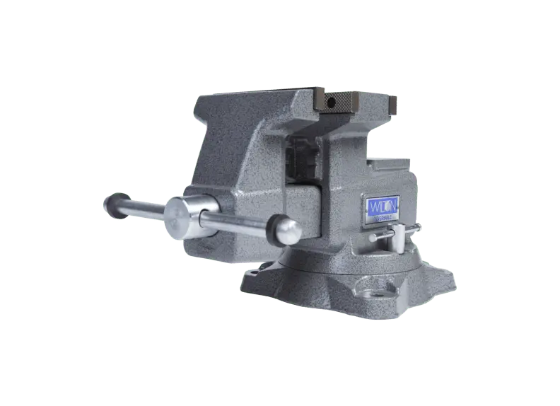 Reversible Bench Vise 5-1/2” Jaw Width With 360° Swivel Base 1