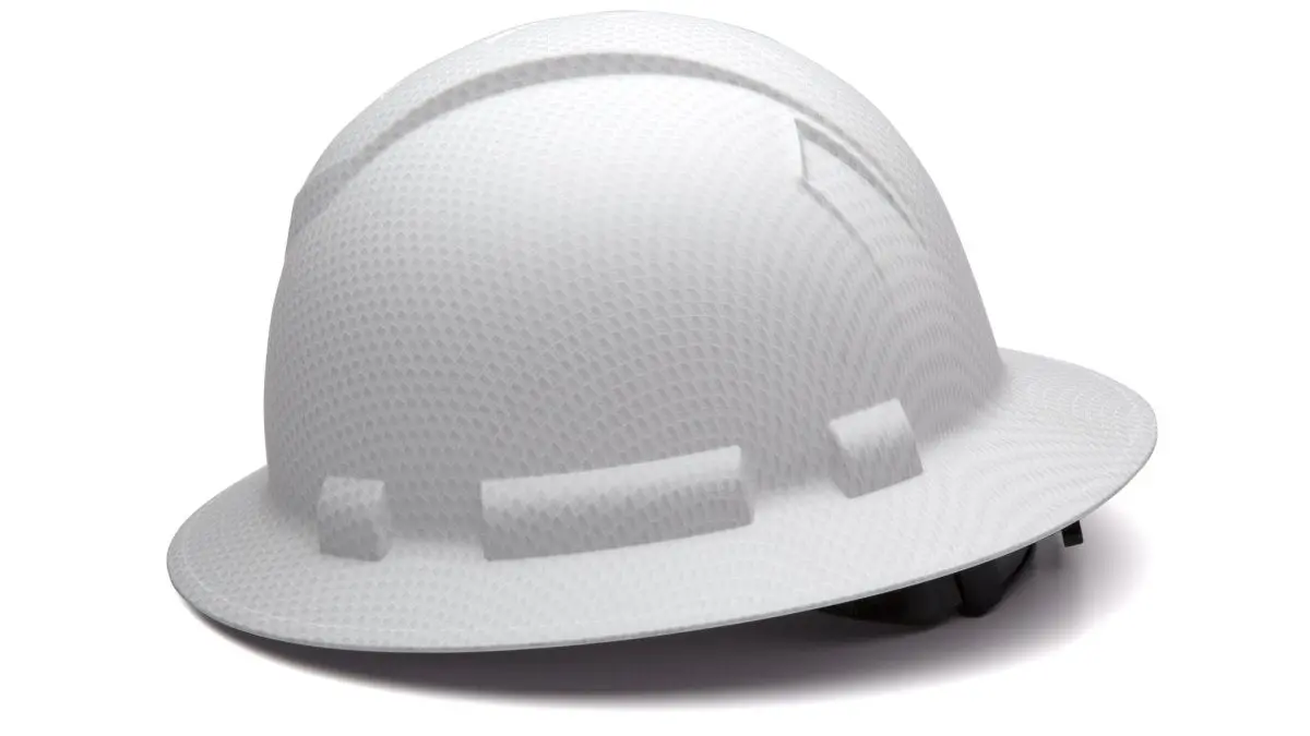 Ridgeline Full Brim Hard Hat- Graphite White 1