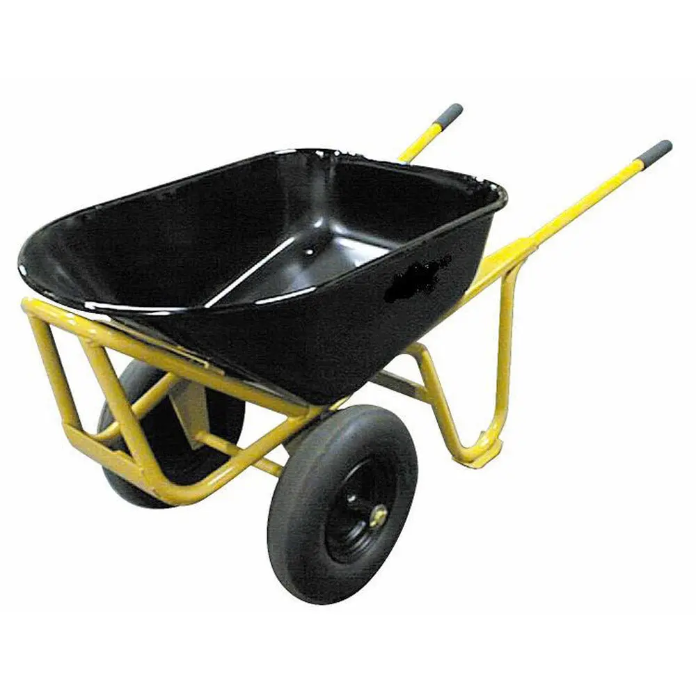 Roofmaster Double-Wheel Wheelbarrow And 4" X 8" Pneumatic Wheels 1