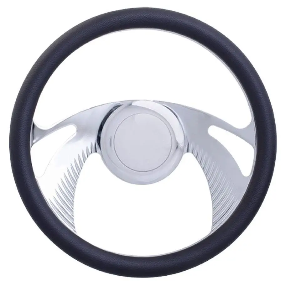 14" Boomerang Chrome Aluminum Steering Wheel – Rpcr5614 1