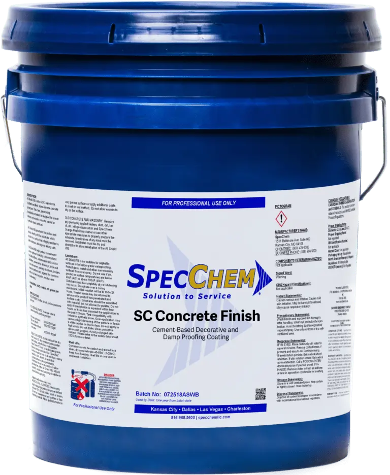 Sc Concrete Finish Cement-Based Decorative And Damp Proofing Coating 1