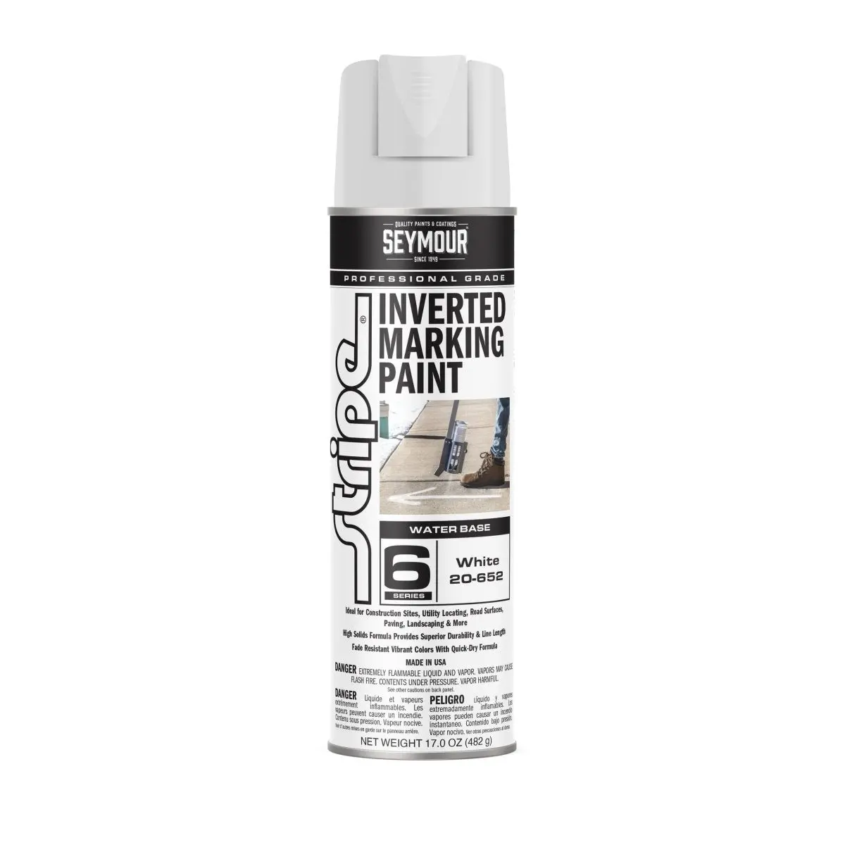 Seymour Stripe 6-Series Inverted Ground Marking Paint - Case Of 12 1