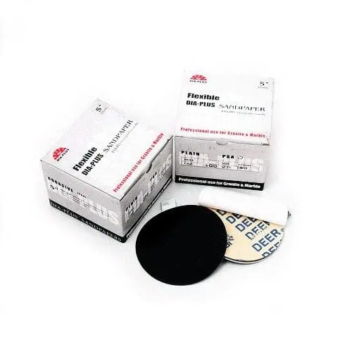 Silicon Carbide Sandpaper - Sticky Back (500 Grit - 50 Pieces) 1
