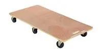 Six-Wheel Wooden Mover Dollies 1