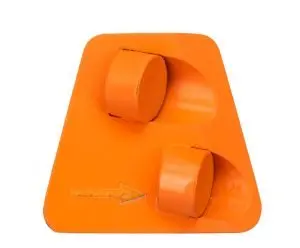Sm - 2 Full Round Pcds On Beveled Plate 1