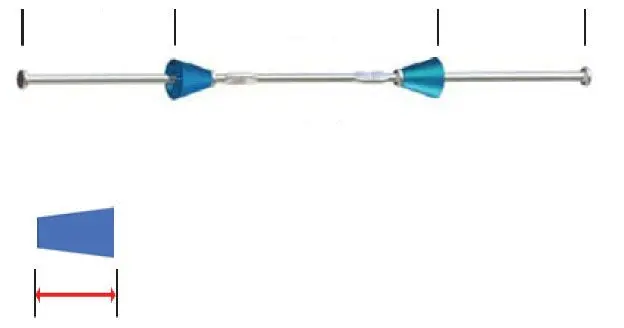 Snap Ties With Plastic Cones (100 Pieces) 1