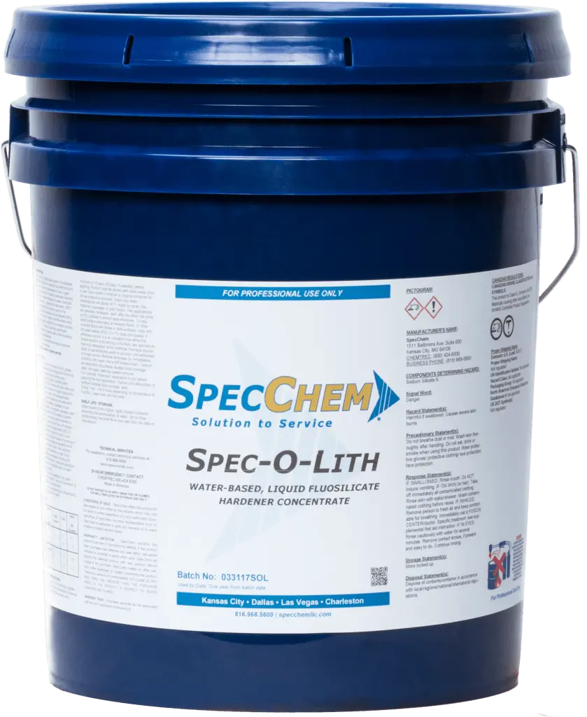 Spec-O-Lith Liquid Fluosilicate Hardener Concentrate 1