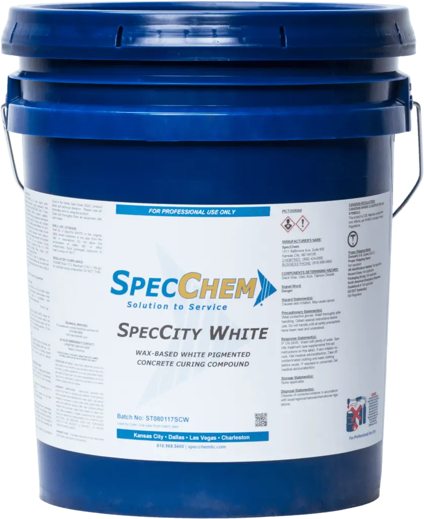 Speccity White Concrete Curing Compound 1