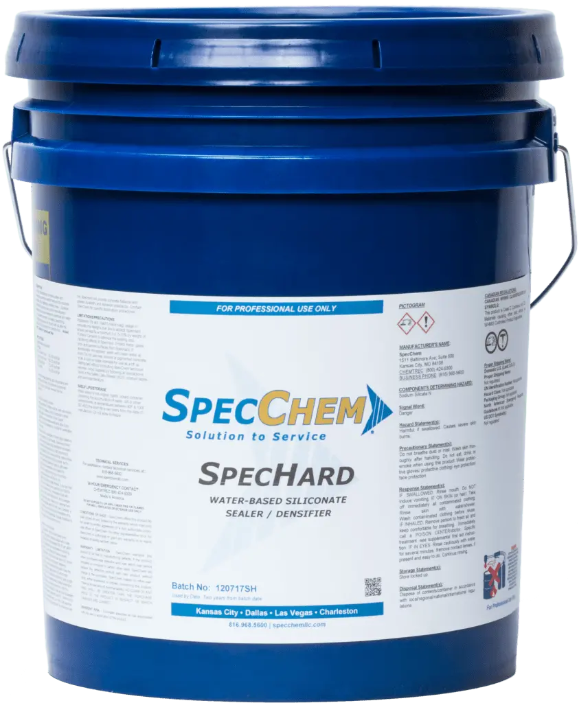 Spechard Water-Based Siliconate Sealer/Densifier 1