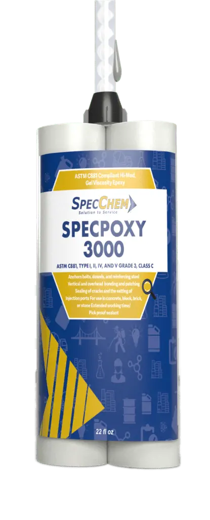 Specpoxy 3000 Astm 881 Compliant Hi-Mod, Gel Viscosity Epoxy 1