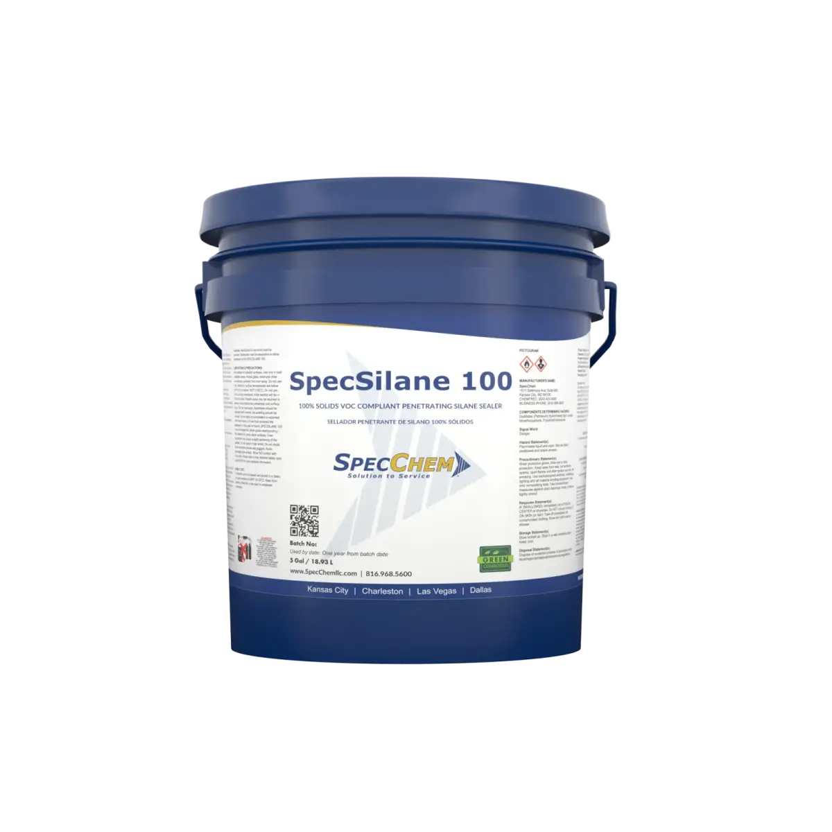 Specsilane 100 - 100% Solids Voc-Compliant Penetrating Silane Sealer 1