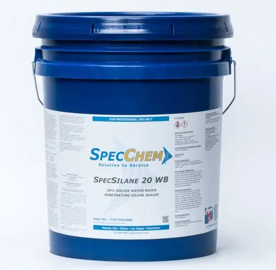 Specsilane 20 Wb 20% Solids Water-Based Penetrating Silane Sealer 1