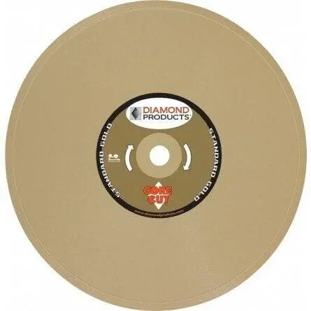 Standard Gold Continuous Rim Tile Diamond Blades 1