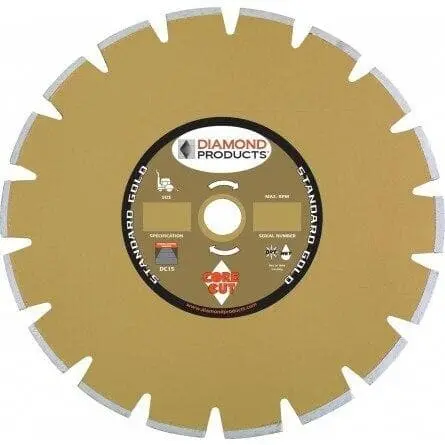 Standard Gold Segmented Dry Walk Behind Blades 1