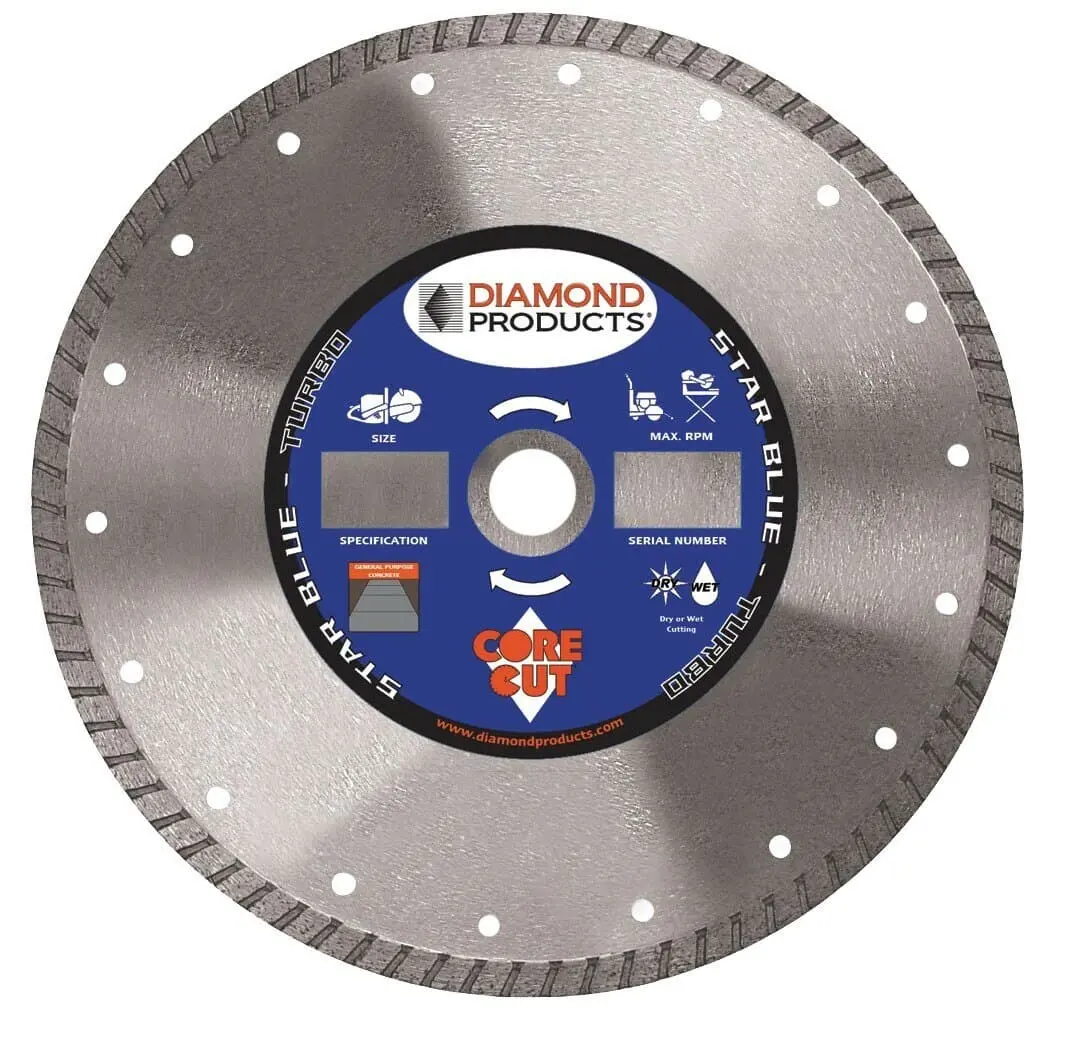 Star Blue High Speed Turbo Blade For Concrete 1