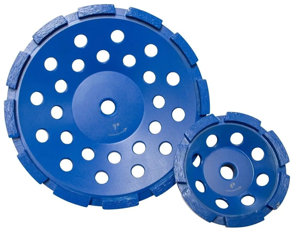 Star Blue Segmented Cup Grinders Single Row 1