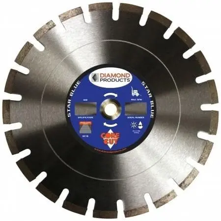 Star Blue Segmented Dry Walk Behind Concrete Blade 1