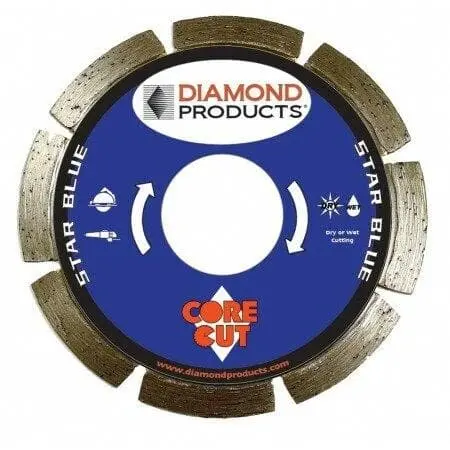 Star Blue Segmented Small Diameter Diamond Blades 1