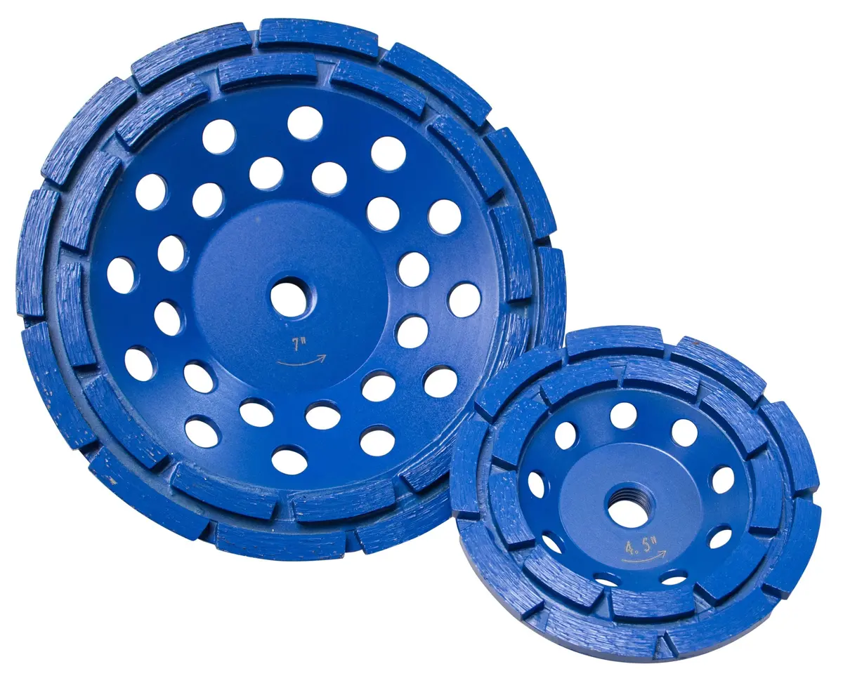 Star Blue Segmented Cup Grinders Double Row 1