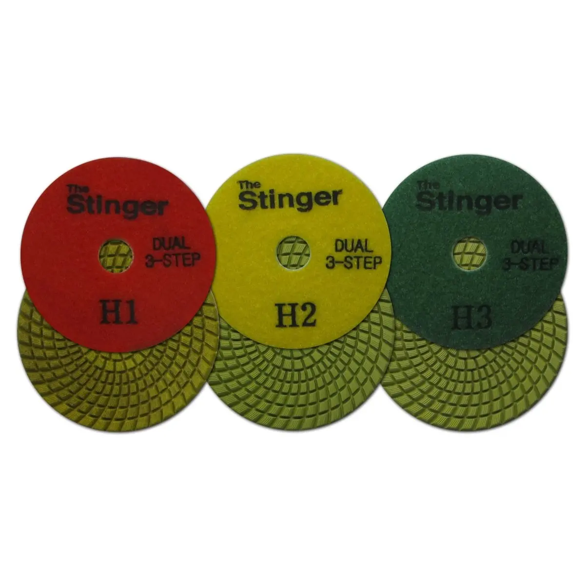 Stinger™ 3 Step Hybrid Polishing Pads 1