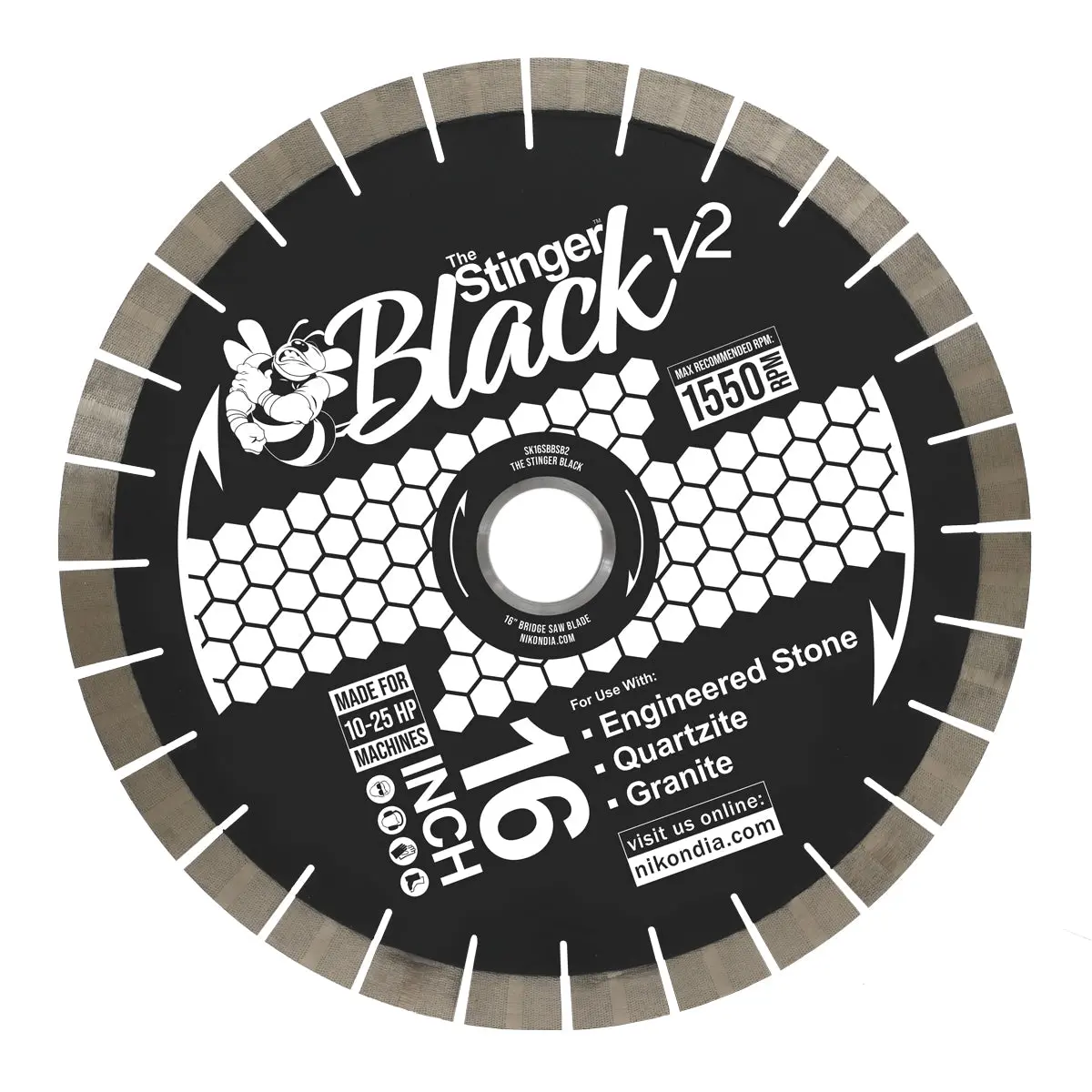 Stinger Black™ V2 Bridge Saw Blade 1