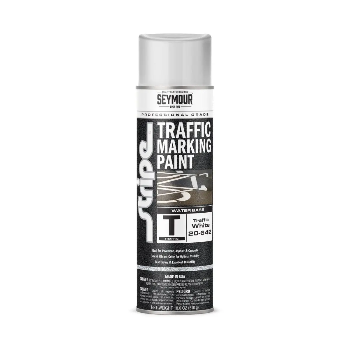 Seymour Stripe Water-Based Traffic Marking Paint - Case Of 12 1