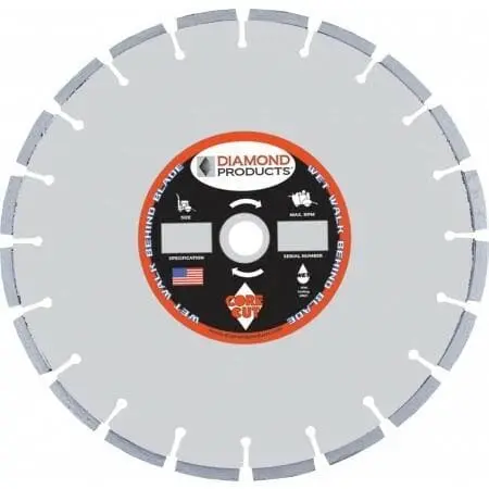 Super Premium Silver Cured Concrete Diamond Blades - Sp+ 1
