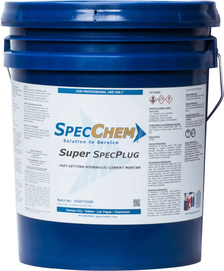 Super Specplug Fast-Setting Hydraulic-Cement Mortar (Pack Of 6) 1