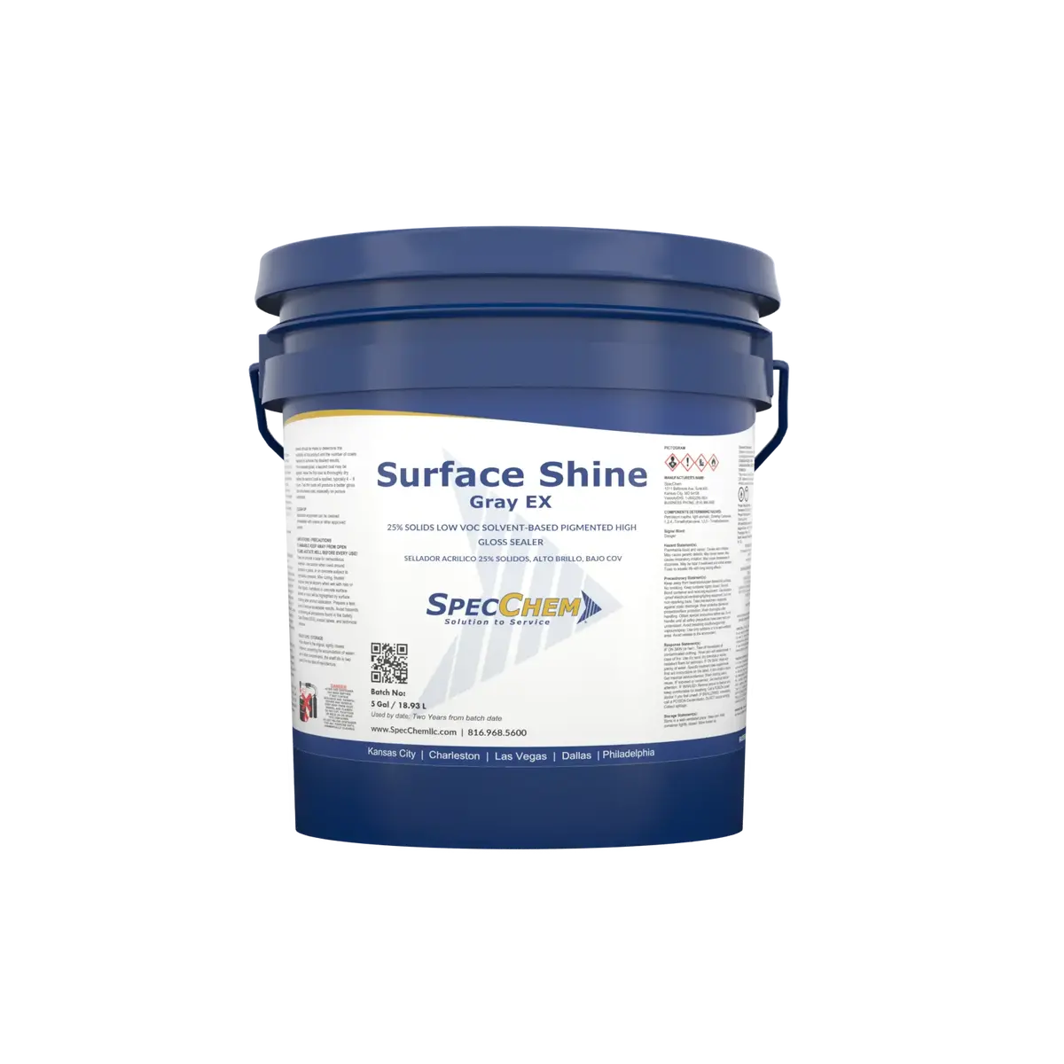 Surface Shine Gray Ex - 5 Gallon 1