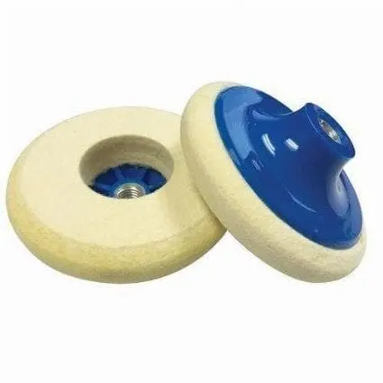 The Weha 5" X 1" X 5/8-11 Thick Medium Density Felt Wheel 1