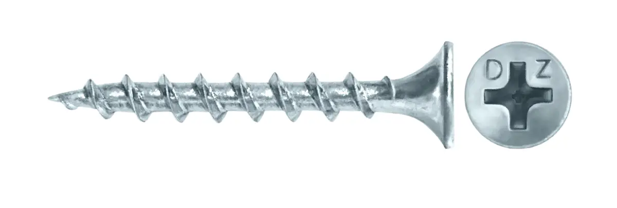 Drywall Screws - Phillips Bugle Coarse (Zinc) - #6, #8 1