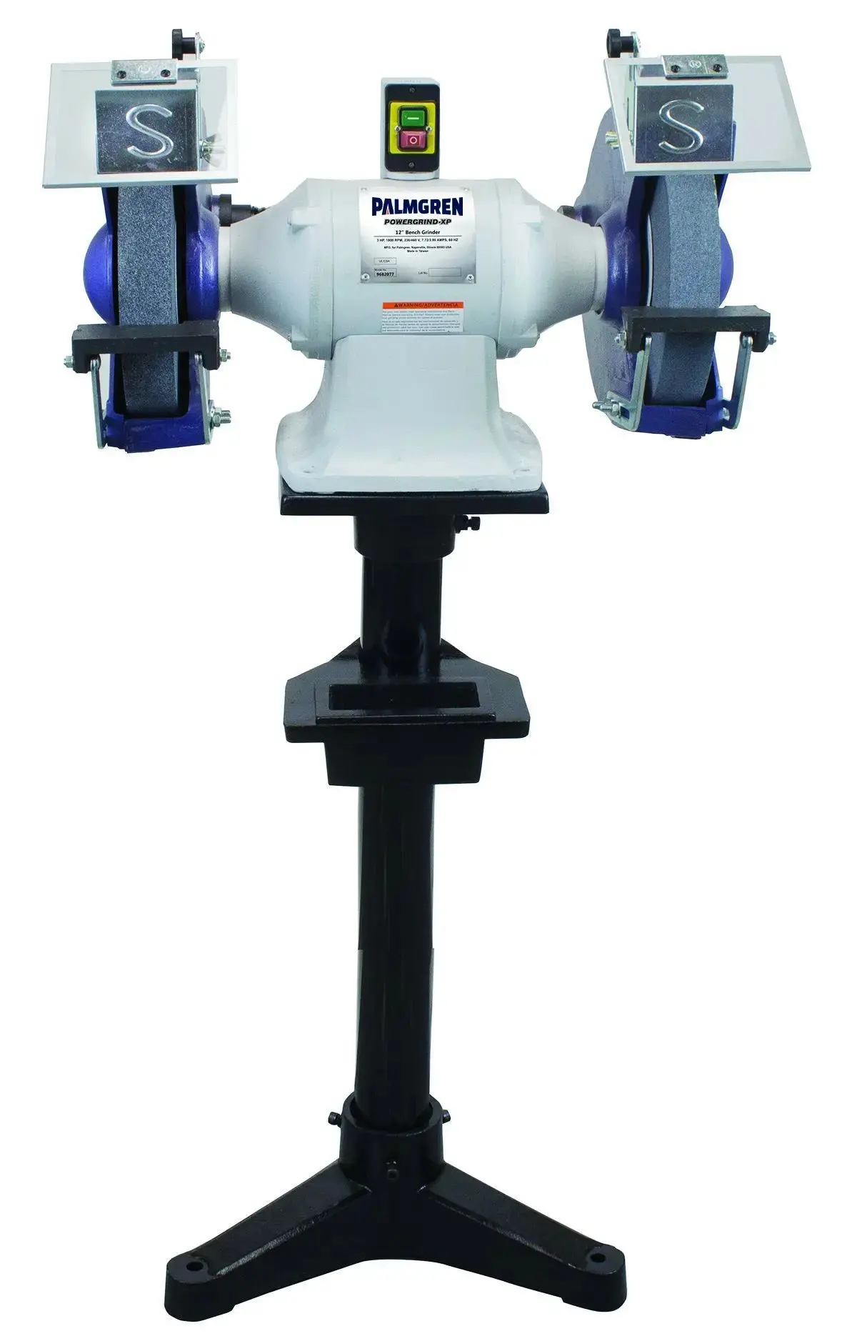 12" 3Hp 220V, 3Ph Grinder W/Pedestal Stand & Dust Collection 1