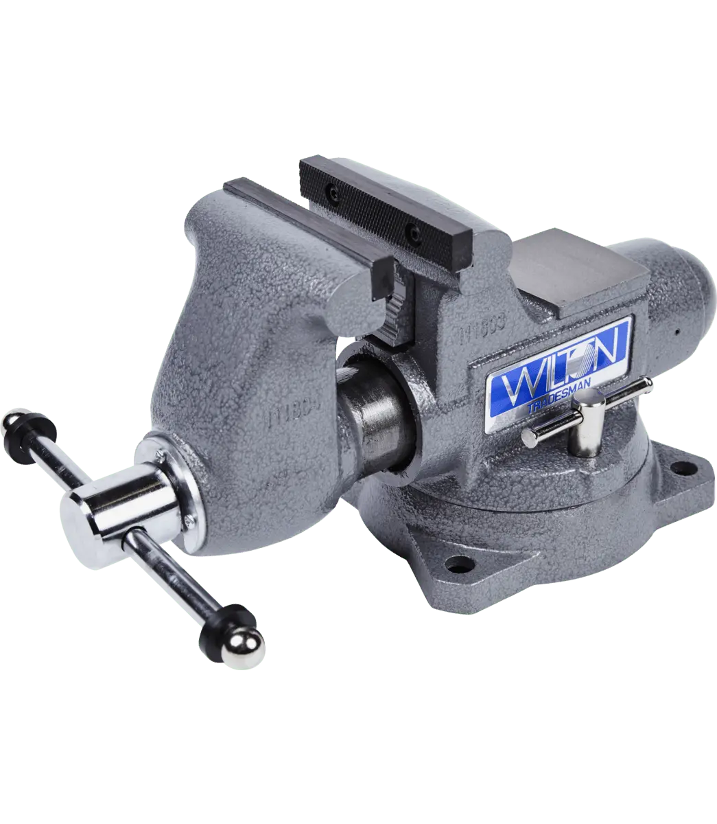 Tradesman 1755 Bench Vise, 5-1/2" Jaw Width, 5" Jaw Opening, 3-3/4" Throat Depth 1