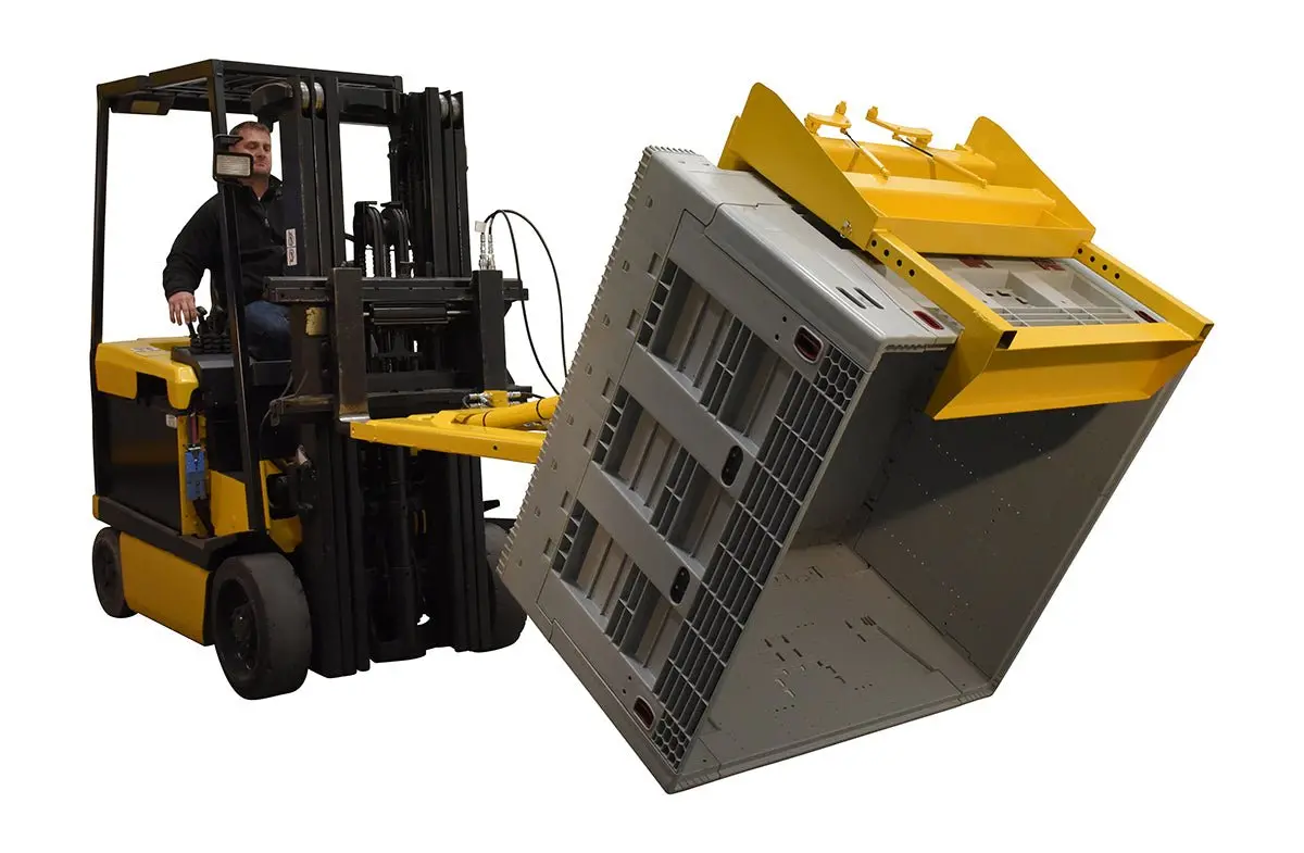 Truck Powered Crate Turner/Dumper 1