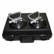Two 6" Rigid Handle Hand Cups For Flat Surfaces 1