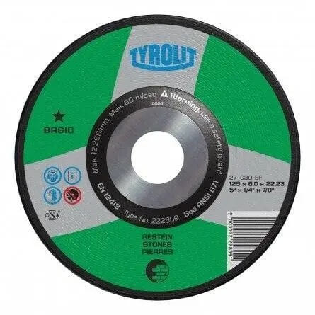 Tyrolit Basic Wheels For General Purpose Use Concrete/ Masonry (Pack Of 10) 1