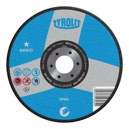 Tyrolit Basic Wheels For Steel Cutting And Grinding – Pack Of 10 1